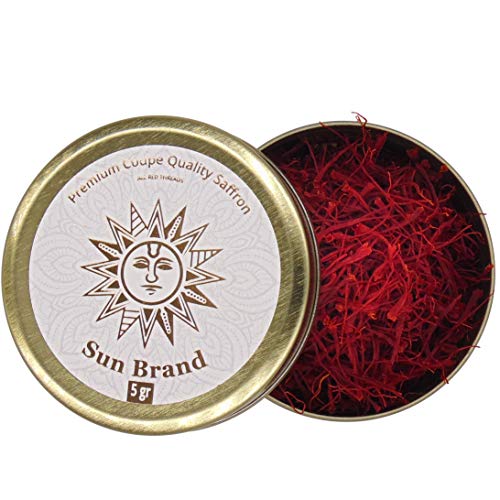Azafrán Sun Brand - 5 g Azafrán en Hebras Premium - Coupé Categoría 1