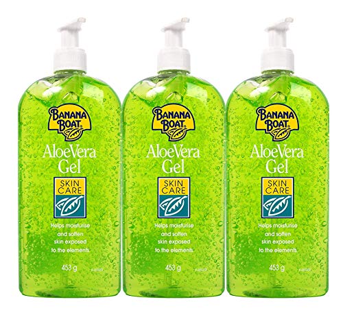 Banana Boat Aloe Vera - After Sun Gel Crema Hidratante, Refrescante y Reparadora de la Piel - Pack 3 x 453 ml