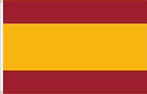 BANDERA DE ESPAÑA LISA S/E. RASO ESTANDAR.150X90