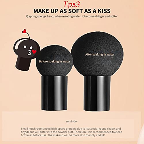 BB Cream Líquida Fundación Mushroom Head Air Cushion Ocultador Base de Maquillaje de Larga Duración Hidratante Corrector Permeable Al Aire Brillo Natural (Color natural)