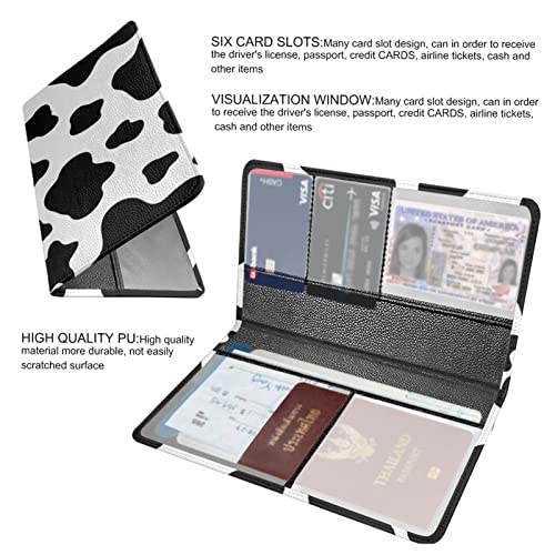 Belidome Boho Blue Hibiscus Car Registration and Insurance Holder Licencia de conducir Información de contacto Tarjeta Bolsa