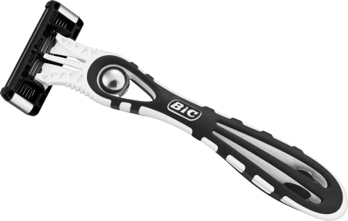 BIC Flex5 Maquinillas de Afeitar Desechables para Hombre, la recortadora de precisión, 2 Paquetes de 3