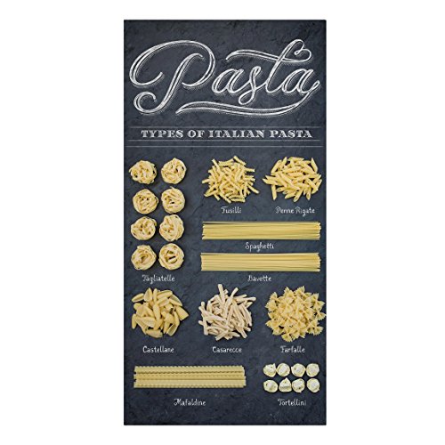 Bilderwelten Cuadro en Lienzo - Italian Pasta - Alto 2:1, Cuadros Cuadro Lienzo Cuadro sobre Lienzo Cuadro Moderno Cuadro Decoracion Cuadros Decorativos Cuadro XXL, Tamaño: 120cm x 60cm