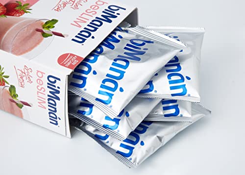 BiManán beSLIM - Batido Sustitutivo Sabor Fresa, para ayudarte a controlar tu peso - 6 Unidades x 330g