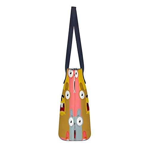 Bolso De Hombro Patrón Del Día De La Marmota Marmota Marmota Animal Castor Bolso De Mano De Cuero Para Mujer