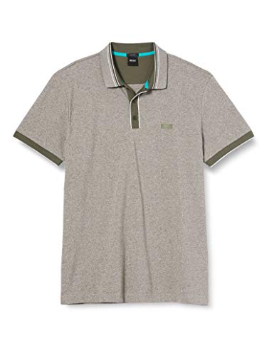 BOSS Paddy 2 Camisa de Polo, Dark Green 306, L para Hombre