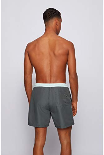 BOSS Starfish Bañadores Ajustados para Hombre, Dark Green 304, M
