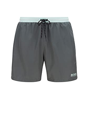 BOSS Starfish Bañadores Ajustados para Hombre, Dark Green 304, M