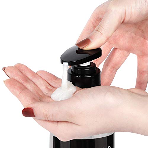 Botellas dispensadoras de 3 piezas para baño, segbeauty 300 ml botellas de bomba de recarga para jabón corporal líquido champú acondicionador gel de ducha hotel plástico prensa loción dispensador