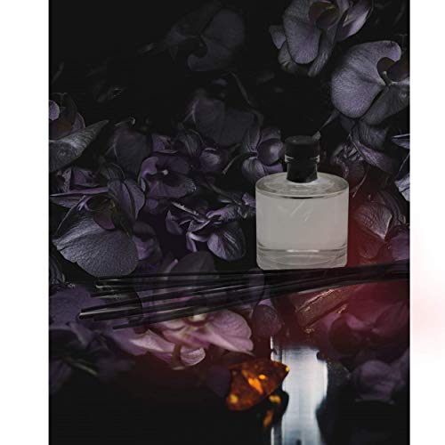 Brissa España. Ambientador Mikado Varillas Luxury. Relajante. Eco. Perfume Unico Exclusivo Black Orchid & Lily. 100 ml. Hecho en España.