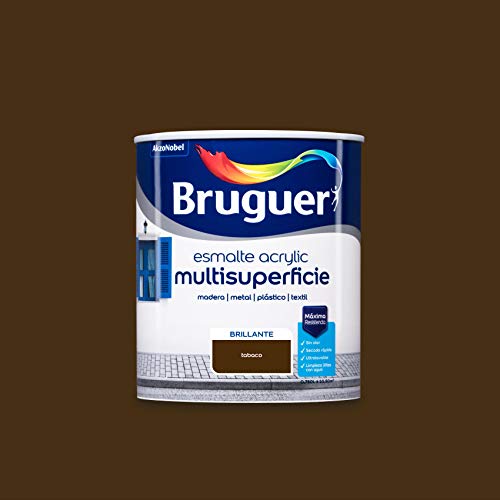 Bruguer Acrylic Multisuperficie Esmalte al agua Brillante Tabaco 750 ml