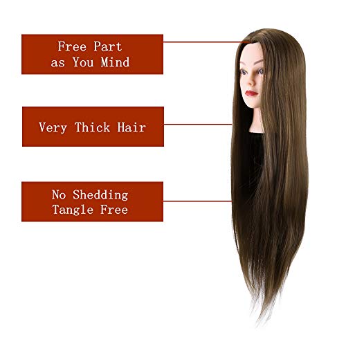 Cabeza Peluquería, Cabeza Peluquería Pelo Natural, Cabeza de Maniquí, Con Un Soporte, Usar Para Peluquería