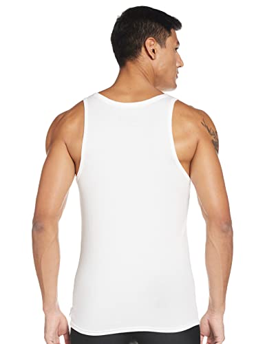Calvin Klein 2p Tank Camiseta sin Mangas, Blanco (Blanco 100), M para Hombre