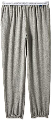 Calvin Klein Jogger Pantalones de Pijama, Grey Heather, M para Hombre