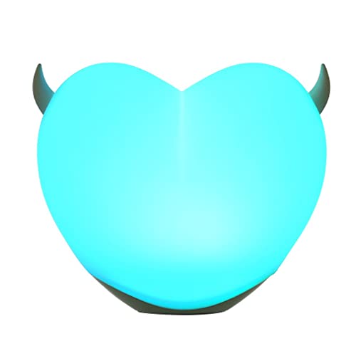 CandyT Luces de Ambiente Coloridas Alas de ángel Luces de Modelado de corazón de Demonio Personalidad Luces de palmaditas en Forma de corazón Creativas