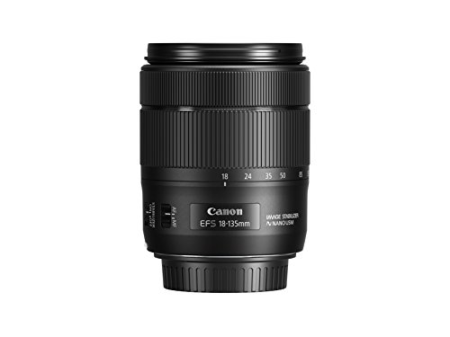 Canon EF-S 18-135mm f/ 3,5-5,6 IS USM - Objetivo para cámara Canon con Montura Tipo EF-S (Distancia Focal Minima 0.39m) Negro