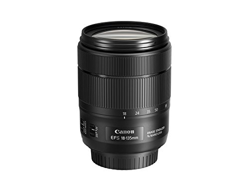 Canon EF-S 18-135mm f/ 3,5-5,6 IS USM - Objetivo para cámara Canon con Montura Tipo EF-S (Distancia Focal Minima 0.39m) Negro