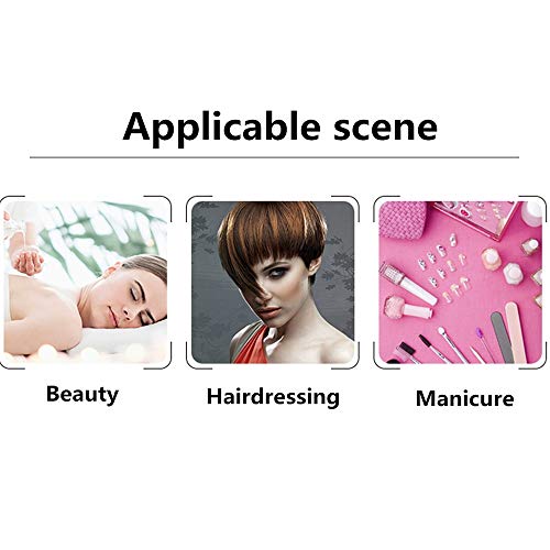 Carrito de peluquería retro salón de almacenamiento 4/5 capas equipo para colorear el pelo profesional Rolling Styling bandeja multifuncional Beauty SPA cajón, A, 4T
