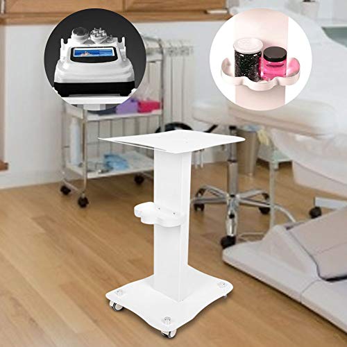 Carrito de salón de Belleza con Rueda giratoria para Arte de uñas, manicura, Tienda de Tatuajes, Soporte de Almacenamiento, 25,8 x 18,7 x 14,8 Pulgadas