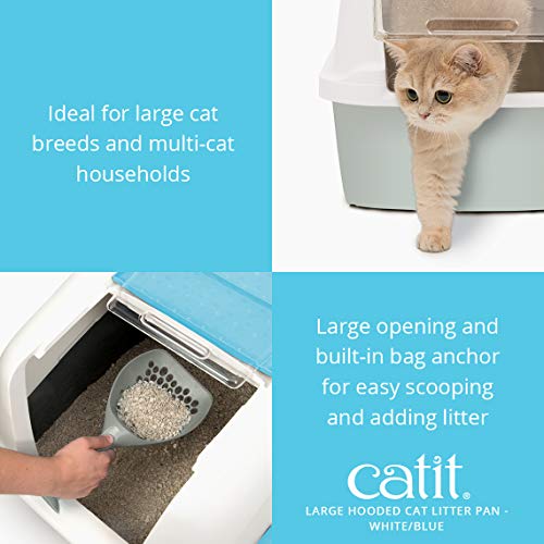 Catit Gatera con Cubierta Retráctil, Color Azul