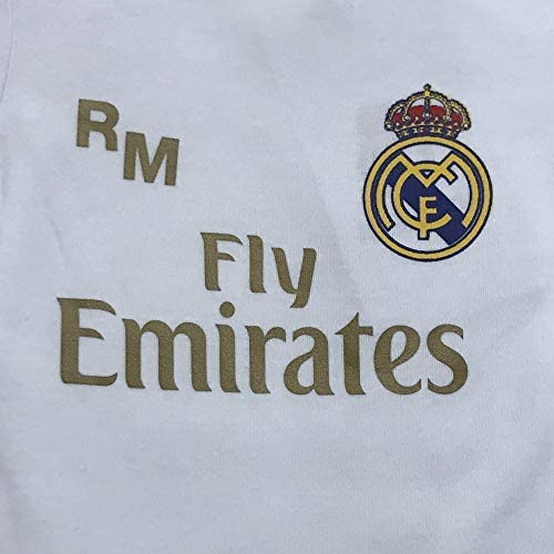 Champion's City Real Madrid FC Bodis Niños - Producto Oficial Primera equipación 2019/2020 (3 Meses)