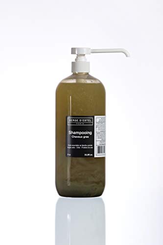 Champú para Cabello Graso 1L. Champú de Cuidado Natural que Purifica el Cabello Graso NO Probado en Animales