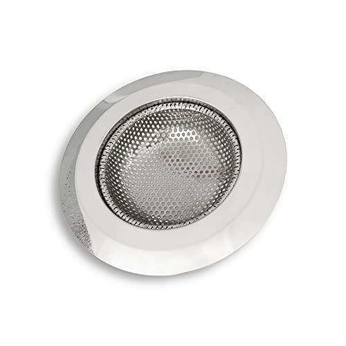 Colador desague Fregadero Cocina, Filtro colador desague para Cocina, colador desague Acero Inoxidable de 11,5cm de diámetro, Filtro Agua para desague de Cocina Fabricado en Acero Inoxidable (11,5cm)