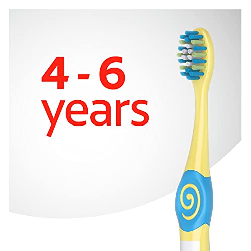Colgate Kids 4-6 Años Cepillo de Dientes Extra Suave, colores surtidos