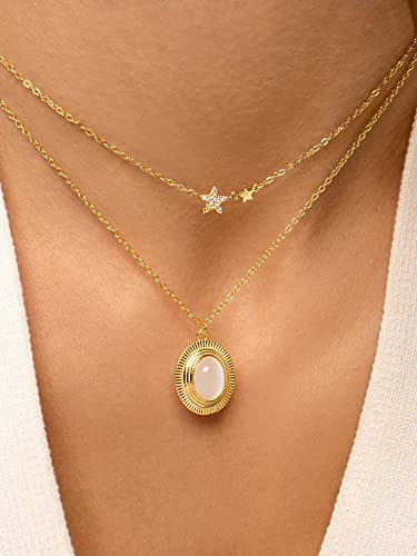 Collar Duo Stars Oro - Joyas Mujer
