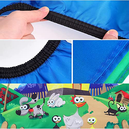 Corte Pelo De Peluquería Capa, Niños Peluquería Delantal, Niños Peluquería Capa, Ligero E Impermeable, Para Cortes De Pelo En Casa, Salones De Belleza U Otros Lugares.