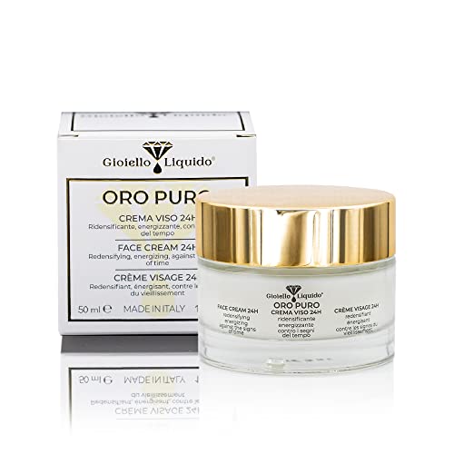 Crema Facial Para Pieles Maduras Efecto Lifting Inmediato - Con Oro Coloidal, Acido Hialuronico Antiedad, Betaína Y Agua De Rosa De Damasco 50Ml