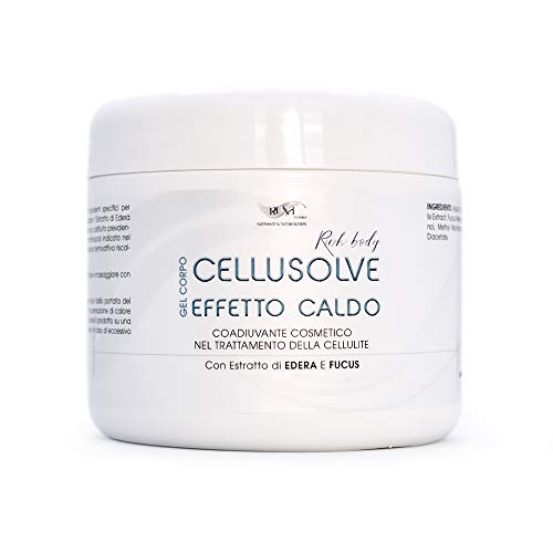 Crema Gel Anticelulitica Profesional Termogenica Quema Grasas Natural Potente 500ml | Masaje Eficaz Para Eliminar La Celulitis | Efecto Calor Reductor Abdomen Piernas Adelgazante Con Hiedra Y Fucus