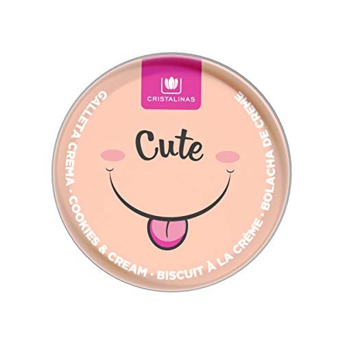 CRISTALINAS, Vela en Lata Feel Good Fragance. Mas de 35h. Reutilizable. Aroma Galleta y Crema. (Pack 4)