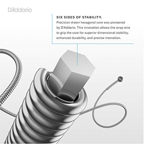 D'Addario EXL110-3D - Juego de cuerdas para guitarra eléctrica de acero y níquel (pack 3 juegos)