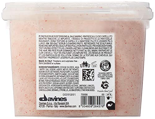 Davines Essential hair care Solu Sea salt scrub cleanser 250ml