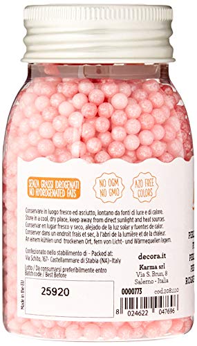 Decora Perlas De Azucar Rosa 90 g