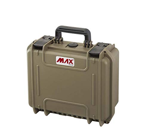 Desconocido MAX Cases Maletín hermético, Hombre, Verde, 300 x 225 x H132 mm