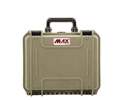 Desconocido MAX Cases Maletín hermético, Hombre, Verde, 300 x 225 x H132 mm