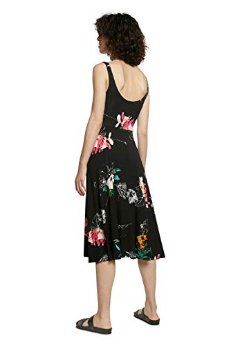 Desigual Vest_Nueva York Vestido Casual, Negro, XS para Mujer