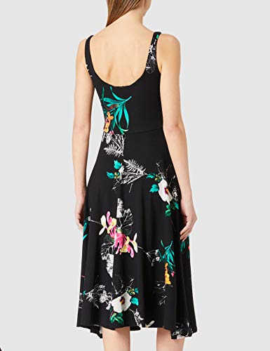 Desigual Vest_Nueva York Vestido Casual, Negro, XS para Mujer