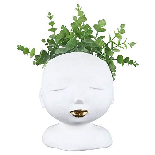 DHRH Estatuas y esculturas, estatuilla de polyresin estatuas de Regalo al Aire Libre esculturas Escritorio de Oficina Little Boy Head Portraits Human