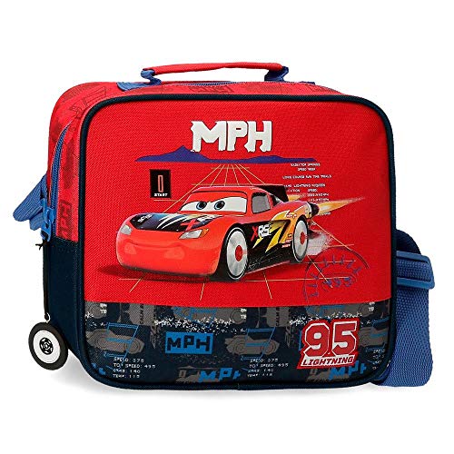 Disney Neceser Cars Rocket Racing con Bandolera, Multicolor, 23x20x9 cms