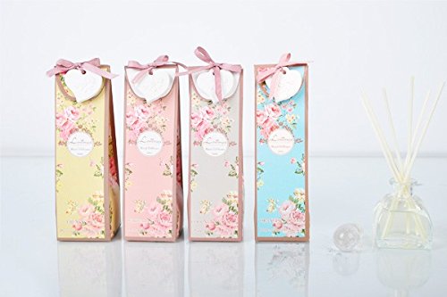 DISOK - Ambientador Vintage Mikado 30 Ml con Motivo Corazón - Recuerdos, Detalles y Regalos para Bodas Originales. Baratos, Ambientadores, Difusores