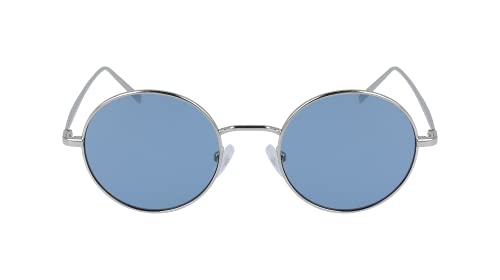 DKNY DK105S Gafas de Sol, Silver/Blue, 47 MM, 19 MM, 135 MM para Mujer