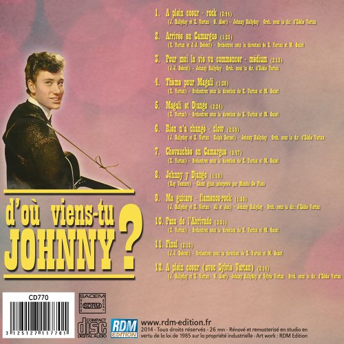 D'où viens-tu Johnny ? - Bande Originale du Film - BOF / OST