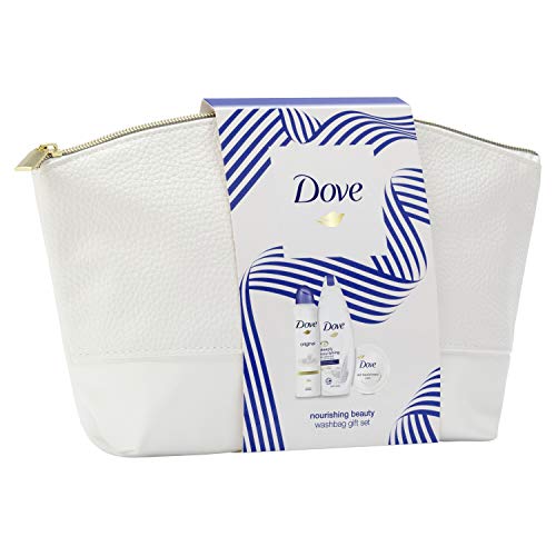 Dove Nourishing Beauty - Neceser con 3 productos para mujer, regalos de última hora para ella