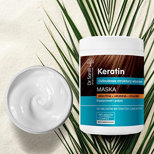 Dr. Santé Natural Hair Mask Queratina, arginine and Collagen 1 litro)