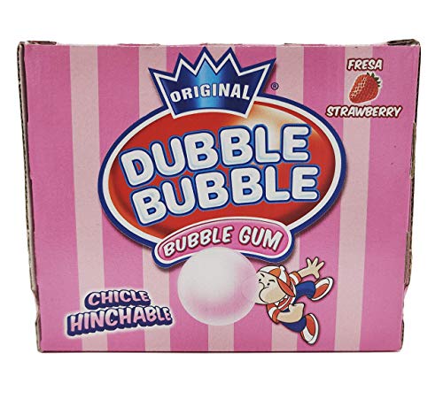 DUBBLE BUBBLE FRESA, Caja de 150 chicles sabor fresa