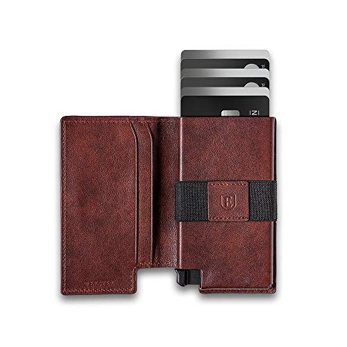 Ekster Parliament - Cartera de piel fina con bloqueo RFID y acceso rápido a las tarjetas