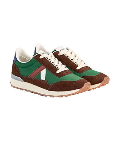 El Ganso Track Nylon Verde Ante Marrón